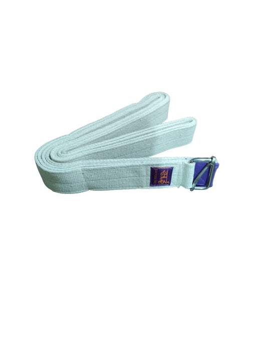 Sai Yoga Shop Classic 11ft Cotton Yoga Belt – The Universal Alignment Tool The "Gold Standard" Length | 100% Cotton | Essential for Daily Practice