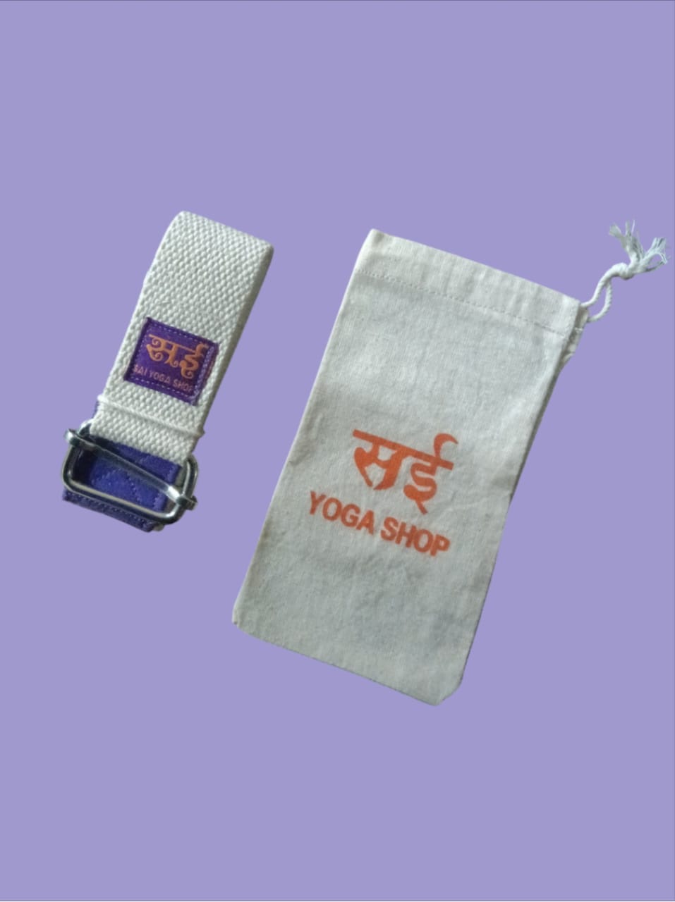 Sai Yoga Shop Classic 3ft Cotton Yoga Belt – The Universal Alignment Tool The "Gold Standard" Length | 100% Cotton | Essential for Daily Practice