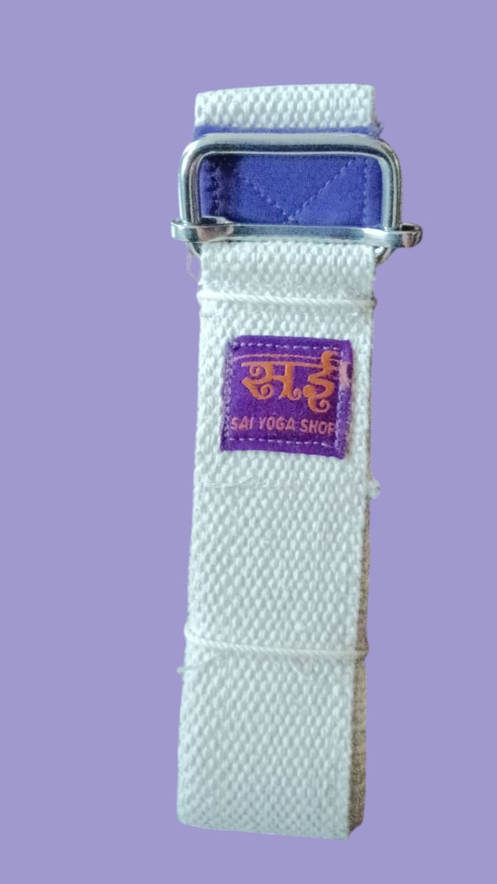 Sai Yoga Shop Classic 9ft Cotton Yoga Belt – The Universal Alignment Tool The "Gold Standard" Length | 100% Cotton | Essential for Daily Practice
