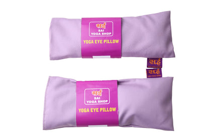 Sai Yoga Shop Lavender Oil Scented Eye Pillows for Yoga & Meditation (Pack of 2) – Pure Cotton & Organic Seed Filled