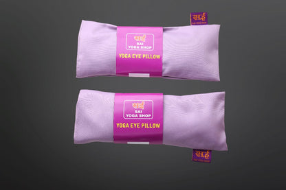 Sai Yoga Shop Lavender Oil Scented Eye Pillows for Yoga & Meditation (Pack of 2) – Pure Cotton & Organic Seed Filled
