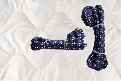 Sai Yoga Shop Long Cotton Yoga Wall Rope Straps – 100% Pure Cotton for Anti-Gravity Support