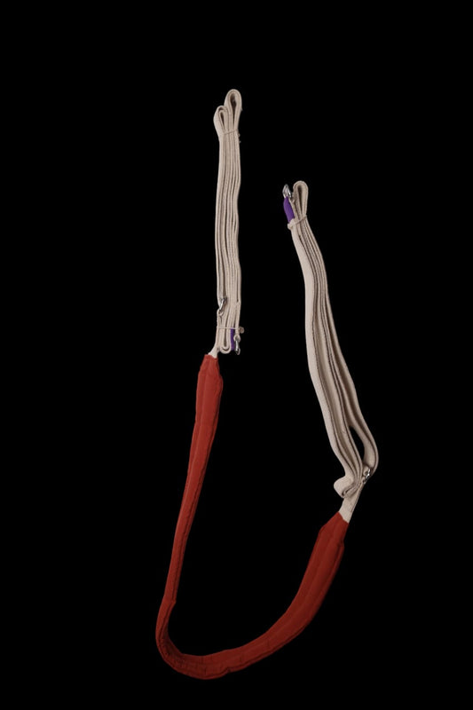 Sai Yoga Shop Adjustable Pelvic Swing for Back Pain Relief & Stretching – Cushioned Foam Support with Free Cotton Bag